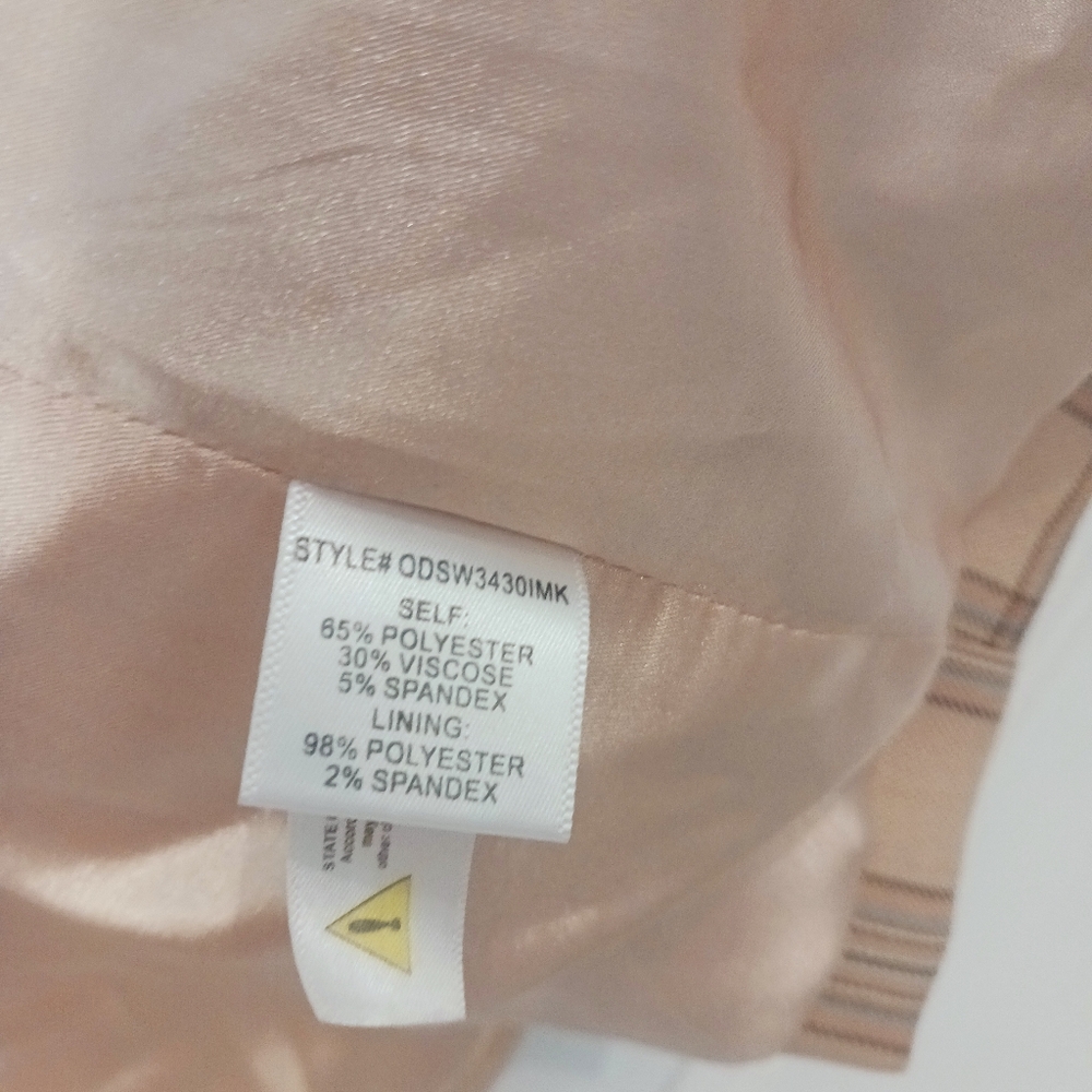 4SI3NNA Tan Plaid Darla Jacket SZ Large NWT - Picture 7 of 8